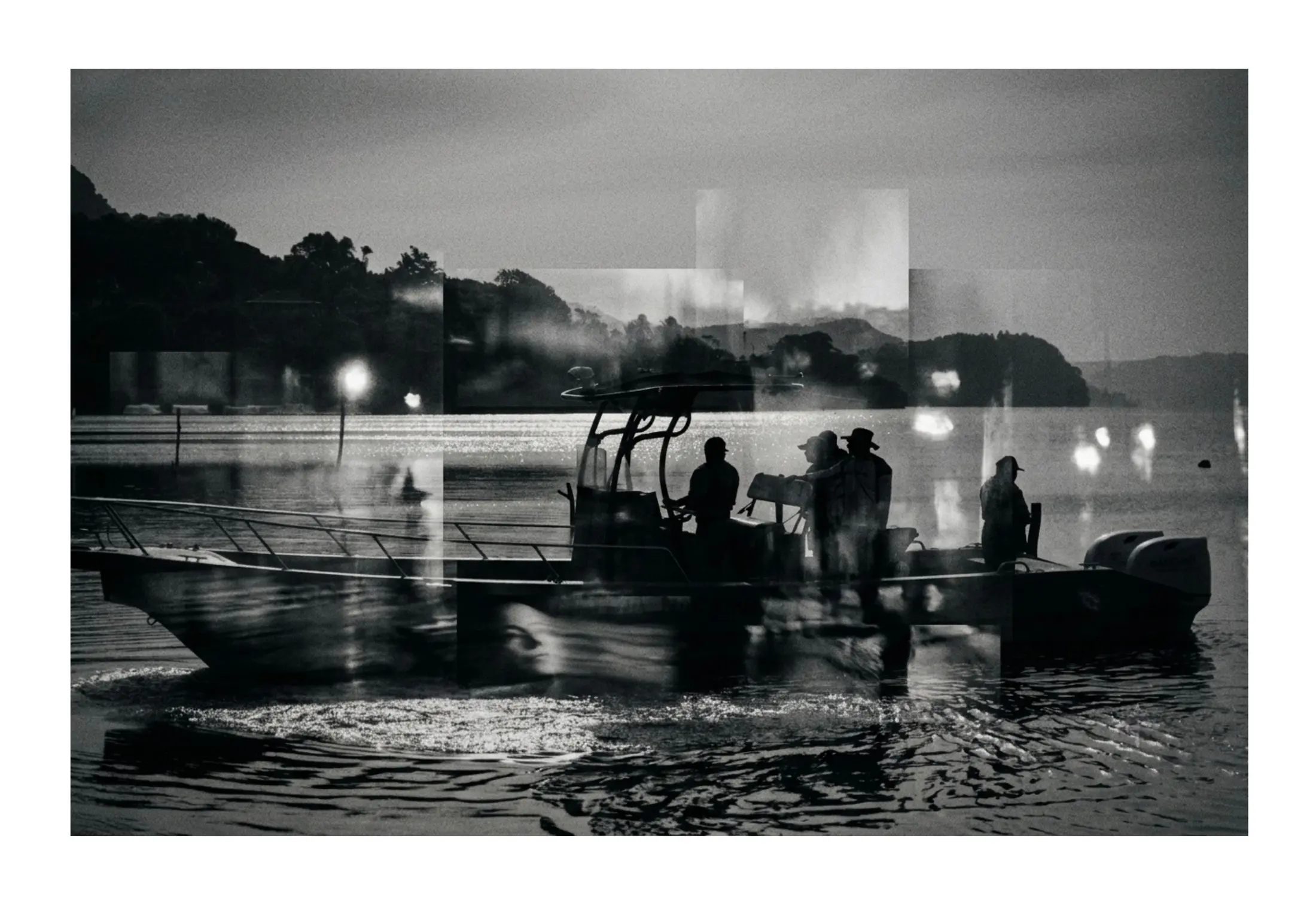 Black-and-white photographic study by Delula
